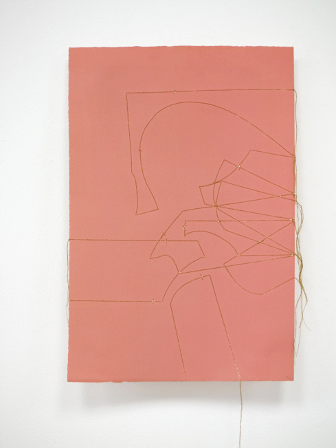 estructuras 19/14.3 | dibujo costura / intaglio | 56 x 38 cm | 2014