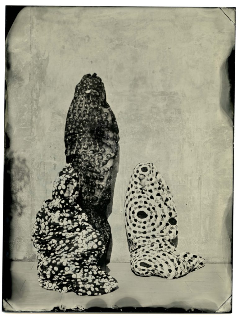 trío#1 | serie improntas | fotografía al collodión húmedo sobre aluminio | 2013