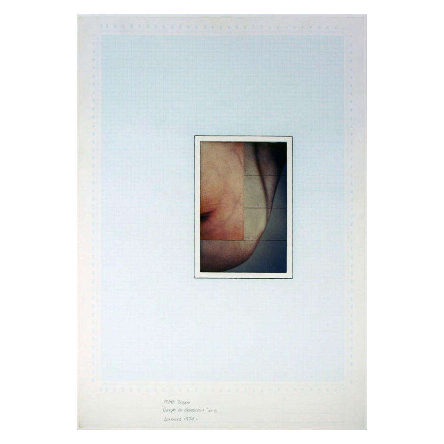Cuerpo de exposición n° 8 | 1974 | Fotografías en infrarrojo sobre papel | 51 x 36 cm | Colección Mercantil
