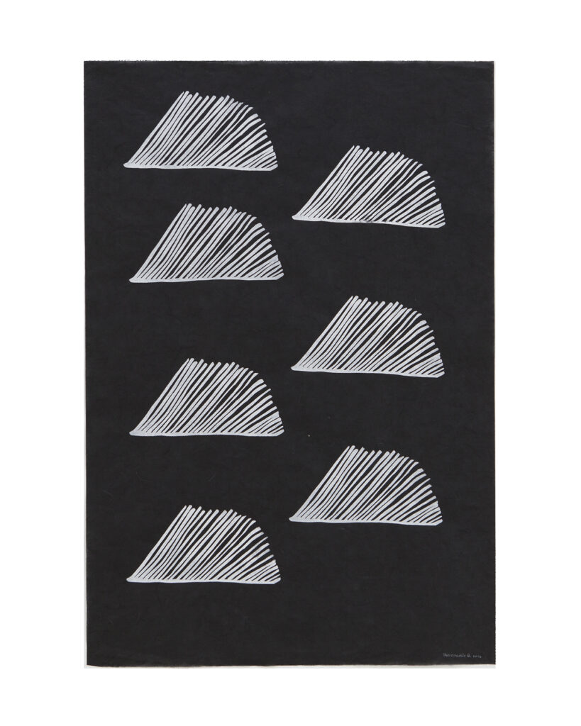 Masiko (Palma) | 2021 | Acrílico sobre papel de nepal | 95 x 64 cm
