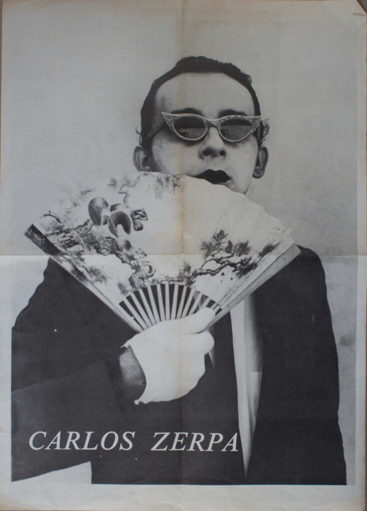 Carlos Zerpa, (1981). Ceremonia con armas blancas. Afiche [folleto], Caracas.