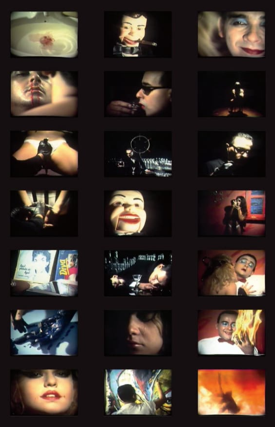 La película Súper 8 Über Carlos (Sobre Carlos), reseñada en el libro Ism, Ism, Ism / Ismo, Ismo, Ismo. Experimental Cinema in Latin America, University of California Press, 2017. Imagen cortesía del artista