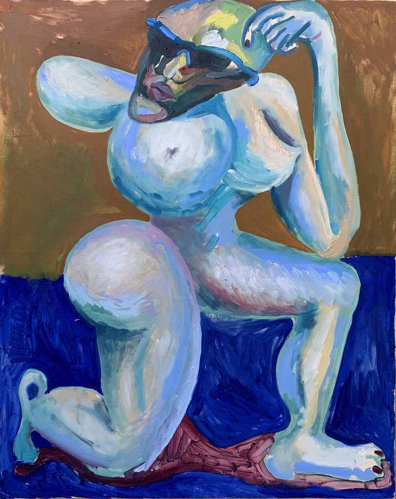 el pensador | 2020 | óleo sobre lienzo | 100 x 80 cm